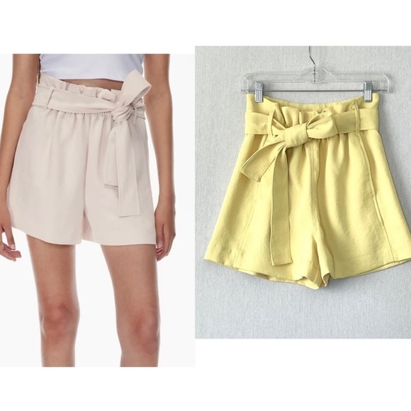 Wilfred Paperbag Short High-waisted Yellow shorts - Picture 1 of 12